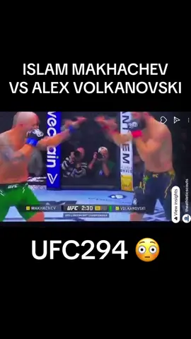 GEEZ WHAT A KICK BY ISLAM! #UFC #mma #islammakhachev #kickboxing #ufc294 #russia #australia #ko #knockout #boxing🥊 