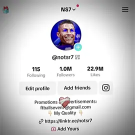 1 Million Followers ❤️ Thank You For All The Support 🫶 || #cristianoronaldo #cr7 #notsr7 #football #viral #fyp #foryou 