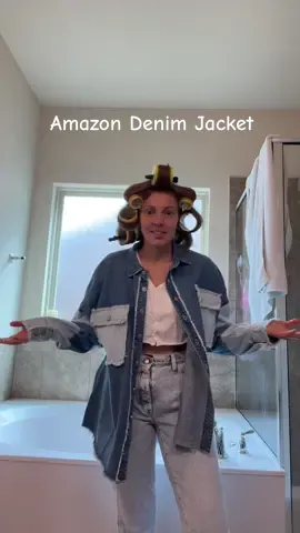 Perfect for fall  #denimjacket #fallfashion #denimondenim #amazonfinds #amazon #fyp 