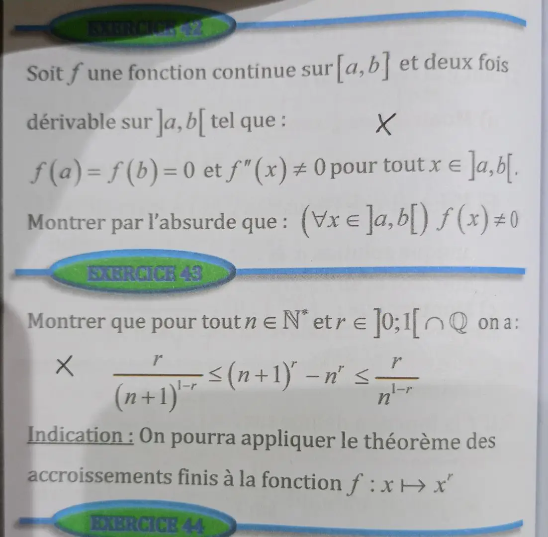 Dérivabilité { TAF / ROLLE } #almoufidsm #rolle #taf #fypシ゚ #math #fypage #almoufid #bac2024yes_we_can_do_it #bac2024🎓📖📔📚📑💡yes_we_can_do_it #exercicemathbac #studytok #2bacsm #DERIVABILITE