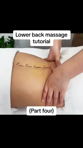 Lower back massage tutorial. #massage #massagetherapy #massagetutorial #lowerback #lowerbackmassage #lowerbackworkout #bodymassage #bodywork#bodycare #spamassage #healingmassage #health #relax #massagetiktok #fyp 