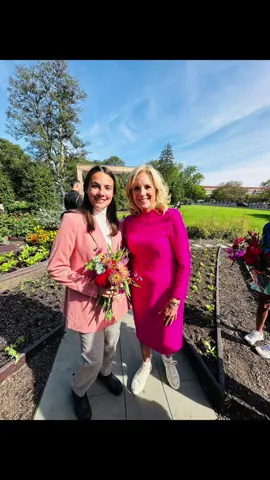 Here’s to the strong women I grew up watching.  I was recognized by The First Lady and The White House for International Day of the girl on October 11th!  It was an incredible opportunity!! 🥹💖 @Jules @TeenVogue  #jillbiden #drbiden #biden #activism #activist #teenvogue #teen #whitehouse #pink #progress #changemakers #💖 #flowers #garden #hillaryclinton #strong #strongwomen #internationaldayofthegirl  #fyp #foryou #foryoupage #fy 