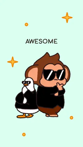Tag someone awesome 🤩 #cuteanimation #awesome 