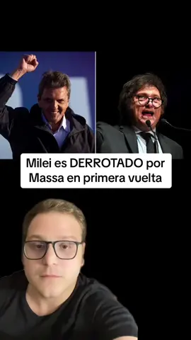 Milei es DERROTADO por Massa en la primera vuelta Argentina #eleccionesargentina2023 #noticiastiktok #noticiaslatinoamérica #ultimahora #argentina #massa #sergiomassa #sergiomassapresidente #milei #javiermilei #javiermileipresidente #ultimahoraargentina #eleccionesargentina #parati #viral #urgente #elecciones #resultadoeleccionesargentina 