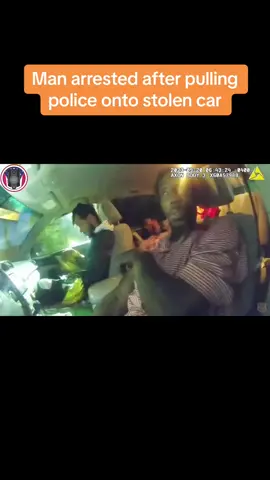 Man arrested after pulling police onto stolen car#cops #police #copsoftiktok #law #fypシ #foryoupage 
