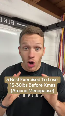 These are the 5 BEST exercises for menopause weight loss in the run up to Christmas However, these must be combined with the tight nutrition approach that works with your changing body and hormones for effective menopause weight loss Do that and you’ll be able to drop 15-30lbs before Christmas, like many of our clients will be doing over the next couple of months #menopause #perimenopause #weightloss #workout 