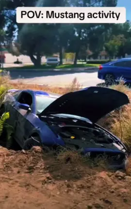 Silly mustang😭.                                                               #cars #carsoftiktok #carguysoftiktok #fyp #meme #mustang #mustanglifestyle #mustanggt #mustanglife #mustangfanclub #ford #crash 