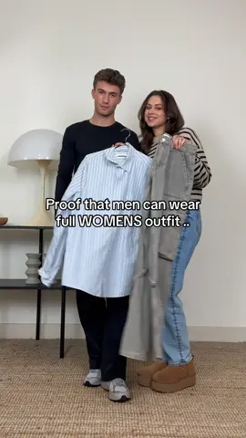 Styling womens clothes - Take a better look at the womens section 🤯 Guys this is a true fact! Hit the + for daily #fashioninspo and #menswear #stylehacks #fashionhacks 