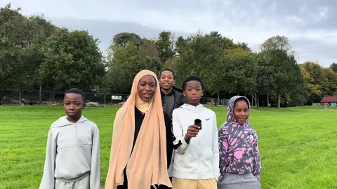 Surah Fatiha in the park.