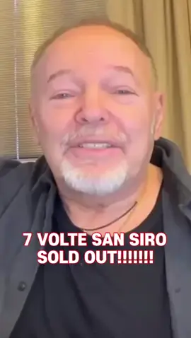 7️⃣ volte San Siro sold out!!!!!!! SUPER EVENTO di quest'anno! Anzi.. I SUPER EVENTI! Questo non l'aveva fatto mai nessuno. 😎 Il record precedente era di 6 concerti a San Siro nel 2019 .. fatto sempre da Vasco Rossi 😜🤟🏻💥#supereventi #vascolive 