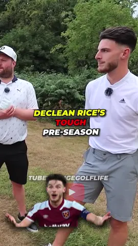 Pre season with Moyes 😳 #declanrice #westham #moyes #tubesangegolflife 