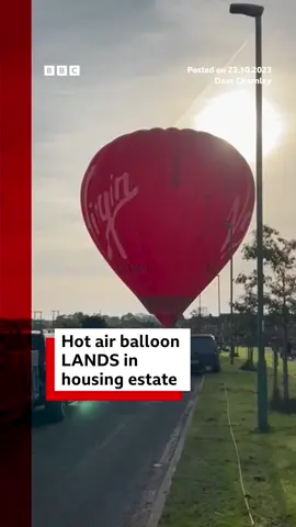 What a load of hot air. #VirginHotAirBalloon #CountyDurham #Bowburn #Durham #HotAirBalloon #BBCNews