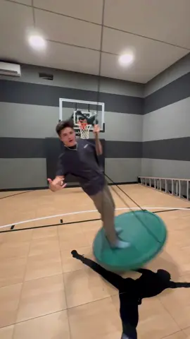 It's the coolest room in our house for sure! Who remembers when we put the swing in the basketball court?! 