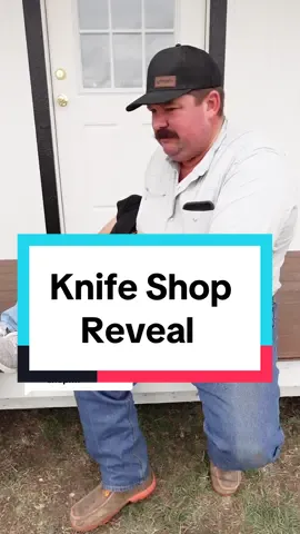 Replying to @TBone Knife Shop Reveal! Here is what we picked from @eagleridgebarnbuilders! #KnifeShop #BarnBuilders #PortableBuilding #Knifemaking #KnifeMaker #Knife #Knives #HandmadeKnives #ArchieKnives #Blades #KeepRanchin #KeepMakin 