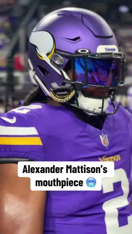 This mouthpiece 🤩🔥 #vikings #nfl #alexandermattison #disney100 