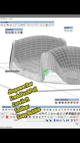 Plugins (JhspowerBar, FredoPushPull, Curviloft, Toolbar y Soap Bubble) #fyp #edificio #estructuras #architecture #designer #sketch #plugin #3danimation #fypシ #architecturestudent #tiktok #arquitectura #arquimesias #sketchup3d #model 