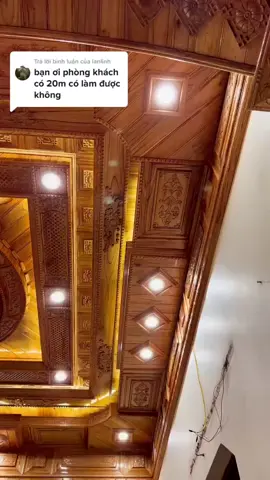 Mẫu trân gỗ xoan 20 m2 diện tích phòng khách đơn giá 700k 1m2 hoàn thiện nhé a chi e ☎️0986449603
