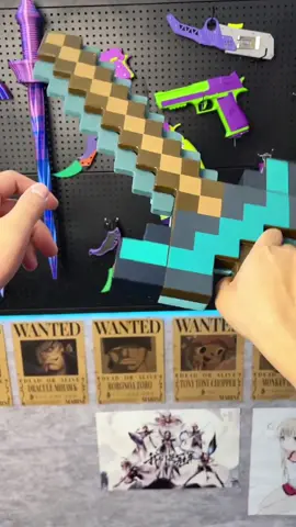diamond sword or pickaxe? #3dprint #toys #Minecraft #toy #kidtoys #toystory #design #decomperession #fyp #toy #cupcut 