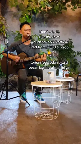 Don't miss it. Live music at @gudangkopi23.official Start from 20:00 till drop 🤟 Korean food udah bisa di pesan lagi mulai hari ini ya 🍲 📍Gudang Kopi Jl. Kalibaru Barat No 4 RT 002 /015 Kotabaru, Bekasi Barat #gudangkopi #coffeeshop #kopimalam #kopienak #kopibekasi #coffeeshopbekasibarat #coffeeshopbekasi #tokobuka #coffeeshoplokal #coffeelovers #livemusic