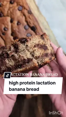 since my lactation cookies have now gone viral on Instagram & tiktok, i knew you'd love my lactation banana bread!! this banana bread is made with milk boosting ingredients like oat flour, almond butter, protein powder, flaxseed, and dark chocolate to nourish your body while improving your milk production. better yet, there's a balance of protein, fat, and fiber to stabilize your blood sugar & keep you satiated longer, which will help reduce cravings and improve your metabolism! you can find the full recipe on my blog! head to the link in my bio and click 