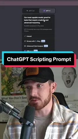 This ChatGPT prompt will save you hundreds of hours by writing your content scripts for you #chatgpt #ai #artificialintelligence #chatgptprompts #scriptwriting #contentcreator #content #contentcreation #sturdydigital 