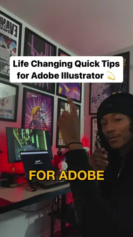 How to make guides in Adobe Illustrator. 💫 . . . . #graphicdesign #graphicdesigntips #designtutorial #graphicdesigntok #adobeillustrator #illustratortutorial 
