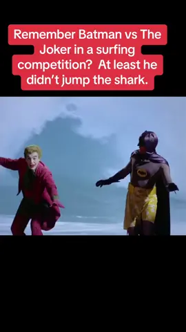 Love the swim trunks over the outfits. #batman #batmantvseries60s #adamwest #ceasarromero #thejoker #burtward #robin #superhero #surfing #surfsup #genx #fyp