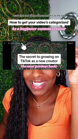 So you want to know how to get your videos categorized? Well I have just the hack you need to get your next video categorized!! 🙌🏾✨ Watch til the end of this video to see how! 🎉 #socialmediatips #socialmediagrowth #creatortips #howtobecomeaninfluencer #tiktokgrowthhack #contentcreatorstrategy #thedigitalbea 