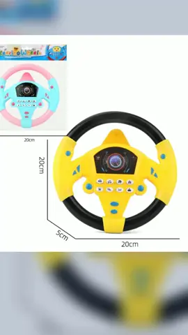 Vô lăng đồ chơi cho bé có đế hít xoay 360 độ với 8 chức năng âm thanh ô tô DC12 KIDS GARDEN #xuhuong #dochoichobe #volangdochoitreem 