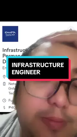 INFRASTRUCTURE ENGINEER #hiringnewemployees #hiring #hiringnow #hiringprocess #hiringph #jobph #work #jobopportunities #trabaho #jobseekers #jobphilippines #jobsearch 