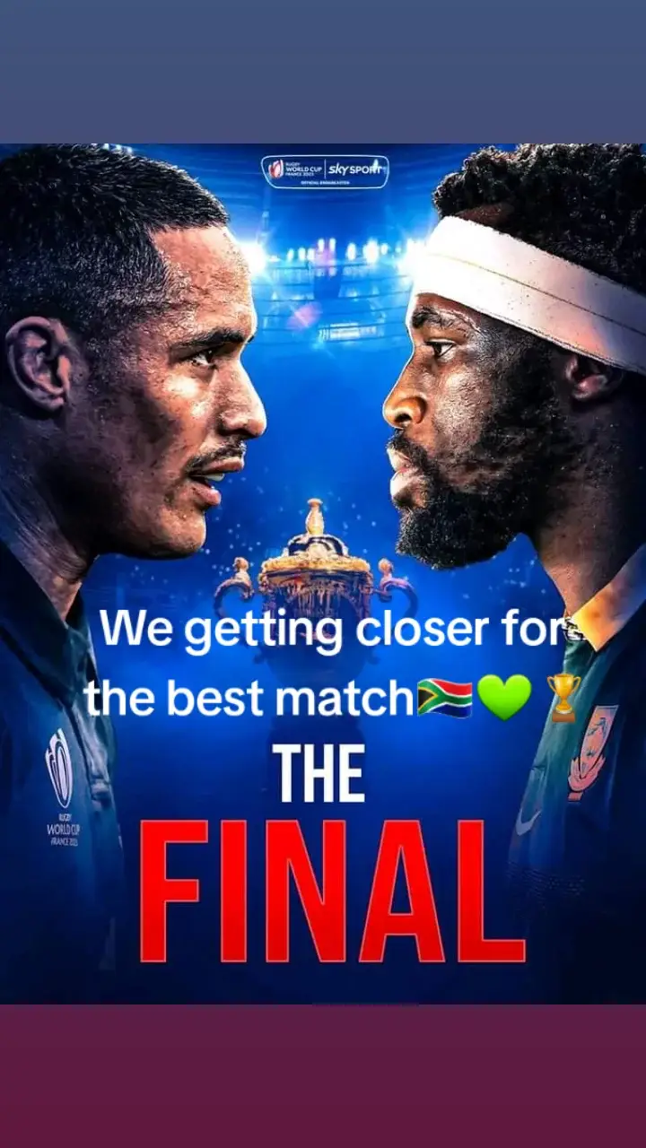 Can't wait for the best match ever... let the best team wins.. Bok Bef*k🇿🇦💚