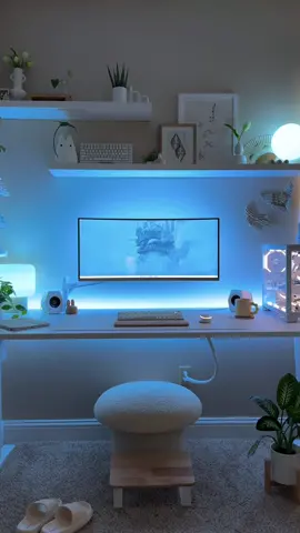 Let’s watch Howl’s Moving Castle together 🩵☁️✨#desksetup #deskaesthetic #GamingSetup #gamingpc #cozyaesthetic #deskgoals #deskinspo #ghibliedit #studioghibli #howlsmovingcastle #philipshuesync 
