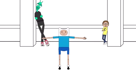 Mnike dance challenge animation part 2(with fin!)  #adventuretime  #mnikechallenge #fyp #amapianodance 