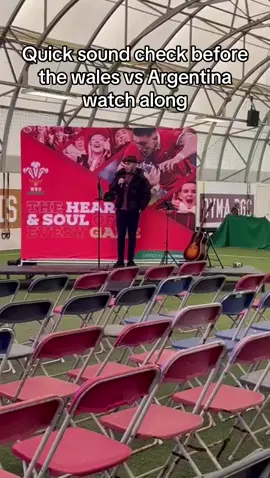 Quick sound check of calon lan before the Wales vs Argentina game. #cymru #Wales #calonlan #fyp