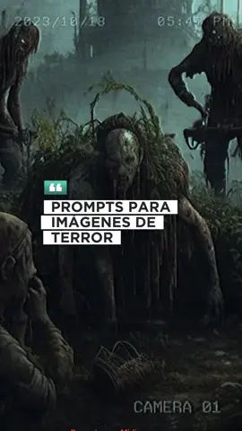Prompts para crear imágenes de terror con inteligencia artificial #inteligenciaartificial #prompts #midjourney #leonardoai #adobefirefly 