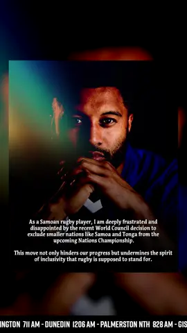 Lima Sopoaga has taken to social media to slam World Rugby for excluding smaller rugby-playing nations from the Nations Championship. #rwc2023 #rugbyworldcup #worldrugby #limasopoaga #manusamoa #allblacks #nzrugby #israeldagg #rugbyunion #rugbytiktok