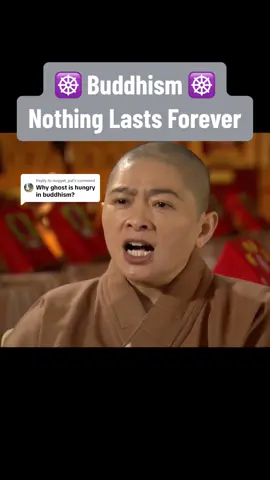 Replying to @nugget_pal In Buddhism, everything always changes. Pretas or “Hungry Ghosts” are a type of existence where we always have cravings for things that change and no longer satisfy us. Many of us live in this way, chasing short-term happiness and getting disappointed when it doesn’t last. Buddhism helps us break down this attachment to impermanent things, and instead learn to control our desires and attain Nirvana, the cessation of all suffering ☸️ #buddhism #religion #spiritual #spirituality #psychology #buddha #dharma #sangha #mindfulness #zen #ghost #god #soul #spirit #afterlife #afterdeath #hungryghost #preta #depression #anxiety #addiction #craving #attachment #desire #MentalHealth #impermanence #nothinglastsforever 