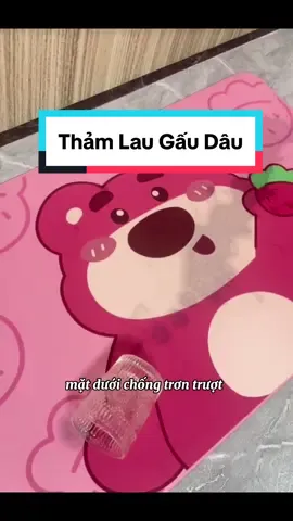 Thảm lau chân dâu vừa đẹp vừa thấm hút tốt 😍 #thamchuichan #gaudau #giadungtienich #foryou #giadung #fyp #xuhuong