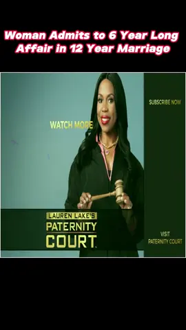 Woman Admits to 6 Year Long Affair in 12 Year Marriage _ Paternity Court_19 #paternity #paternitycourt #laurel #court #fyp