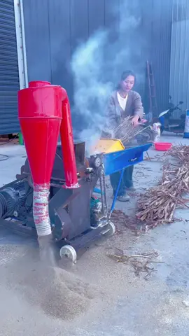 Corn straw crusher#machine #goodthing #foryou #fyp 