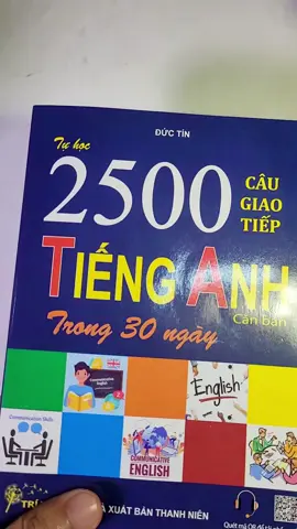 Sách Tự Học 2500 Câu Giao Tiếp Tiếng Anh Trong 30 Ngày. #hoctienganh #learnenglish #tienganhgiaotiep #hoctienganhmoingay #tuvungtienganh #sachhoctienganh 