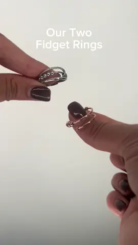 Which fidget ring style are you choosing? #fidgetrings #fidgetjewelry #giftideas #rings #StressRelief 