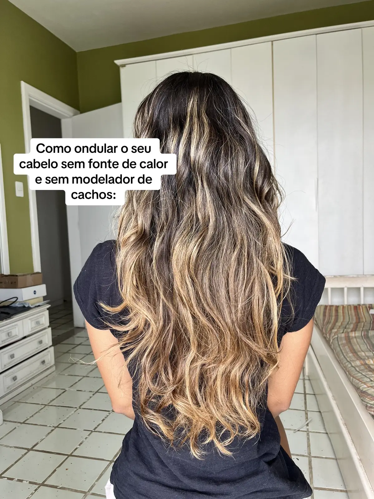 Fácil, prático e LINDO!! Já usaram essa técnica?  #dicasdecabelos #cabeloscomquimica #cuidadoscomocabelo #olaplexno7 #belezatiktok #cabelo #hair #viral #foryou 