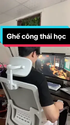 Ghế công thái học có giá hssv đây anh em ạ #ghecongthaihoc #ghexoay #ghevanphong #decor #setup #decorbanlamviec #trangtribanlamviec 