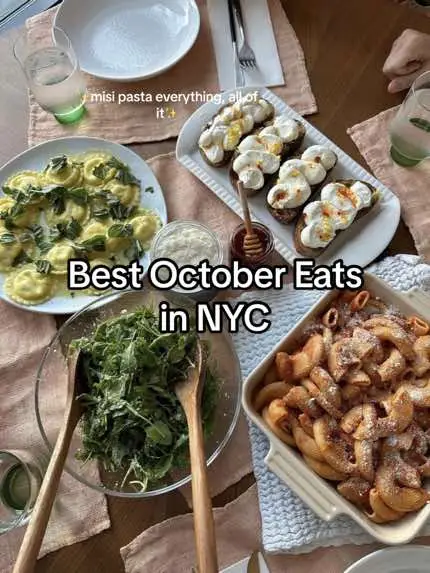 My favorite NYC foods from ✨October✨ #livefastdineyoung 