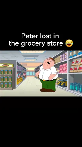Peter lost in the grocery store 😂 Follow for daily family guy content 😂 #shorts #familyguy #familyguyclips  #petergriffin #loisgriffin 
