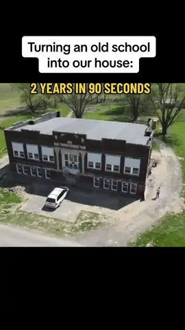 It’s been 2 years since we bought this 100-year-old school. I stayed up late and put together a longer version of this video that talks about how and why we bought the school for You tube, and wanted to share a shorter one here! (If you want to watch the full one, im @ staciegrissom on utube.) Looking back at all the renovations and progress we’ve made feels a bit wild. It takes SO much energy to restore these old buildings, and we’ve learned so much already.  #oldhousetiktok #weirdhousecheck   #cheapoldhouses #renovation 