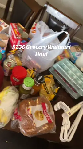 $30 was dog food not shown 🥴  I’ll get it together ome of these days & look at sales.  Also tiktok is hating lately, if you aren’t posting about tiktok products 🙄everytime I gain a follower I lose 1🥲  ily guys tho 🫶🏼 #groceryhaul #walmartgroceryhaul #shopwithme #groceryrestock #sahmlife 