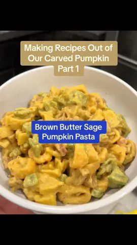 This pasta came out so delicious  #fall #fallrecipes #pumpkin #pasta #pumpkinseason #pumpkinrecipe #october #autumn #autumnvibes 