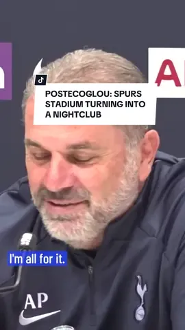 Ange Postecoglou and press conferences, name a better match, mate. The Australian Tottenham manager joked Tottenham Hotspur stadium is turning into a 